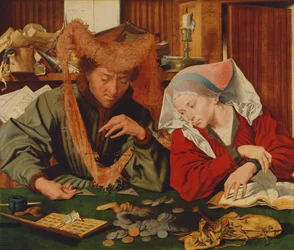 Der Geldwechsler und seine Frau, 1539